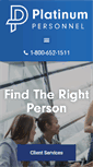 Mobile Screenshot of platinumpersonnel.ca